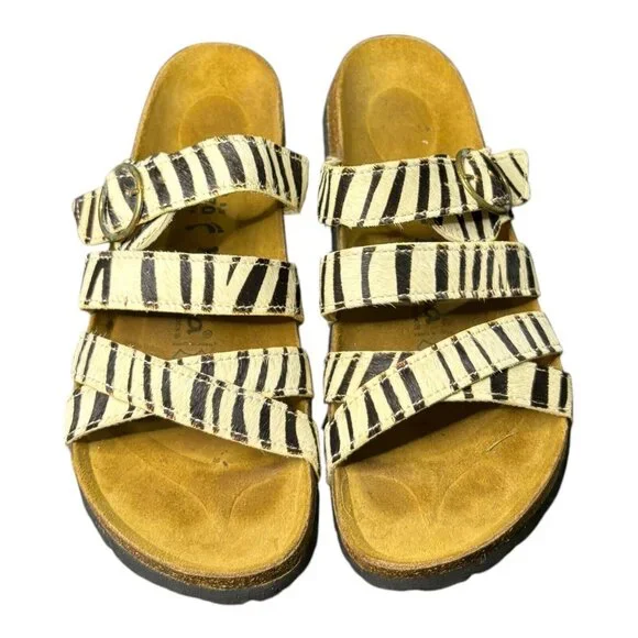 Birkenstock Zebra Print Sandals - Picture 3 of 10
